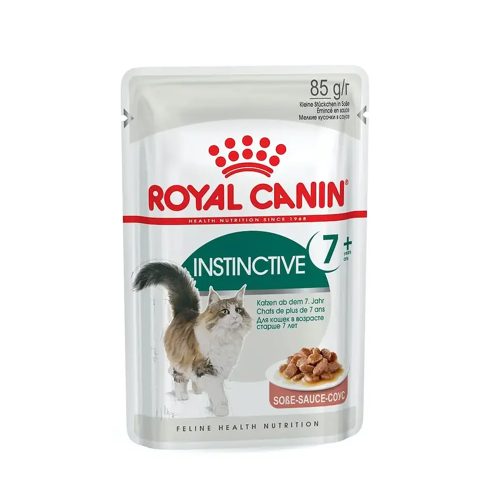 Вологий корм для котів Royal Canin Instinctive Gravy 7+ 85 г - домашня птиця