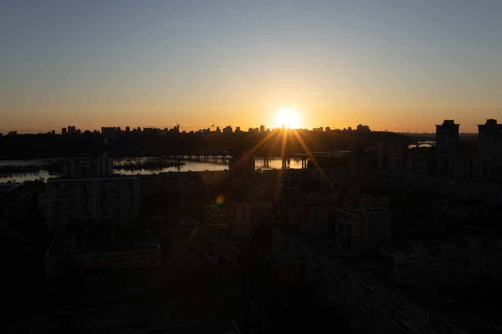 Романтичний  вечір.. Київ.романтик