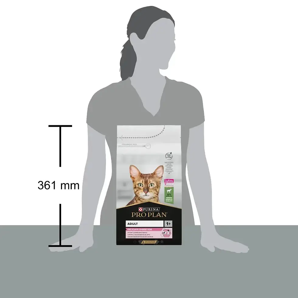 Прев'ю: Сухий корм PRO PLAN Adult 1+ Delicate Digestion для котів з ягням 1.5 кг
