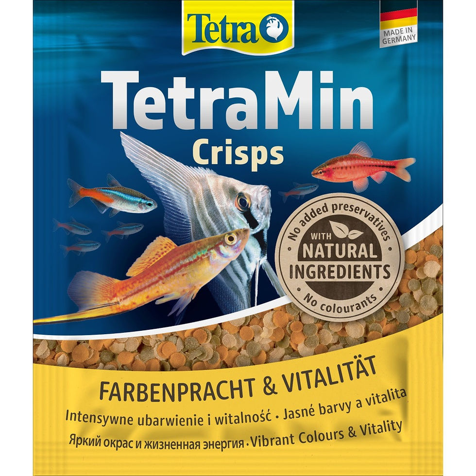 Прев'ю: Корм Tetra Min Crisps для акваріумних рибок, 12 г (чіпси)