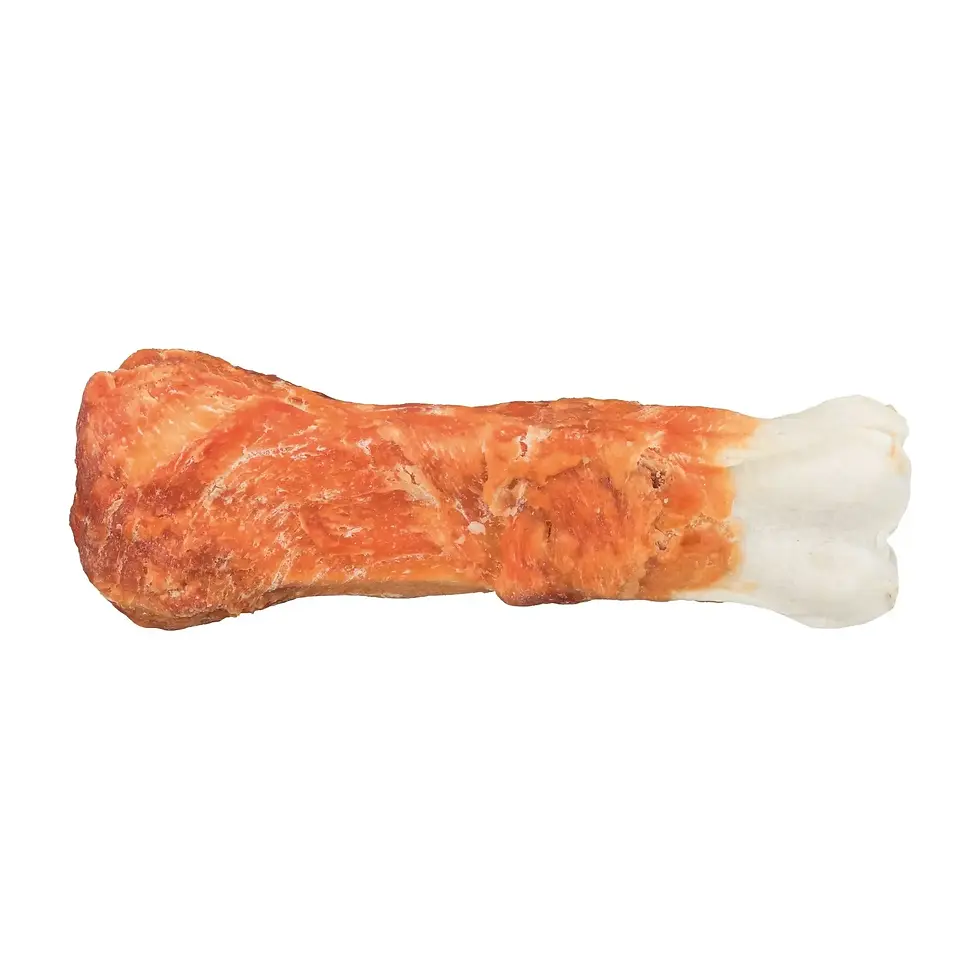 Ласощі для собак Trixie Кістка для чищення зубів з куркою Denta Fun 17 см 140 г