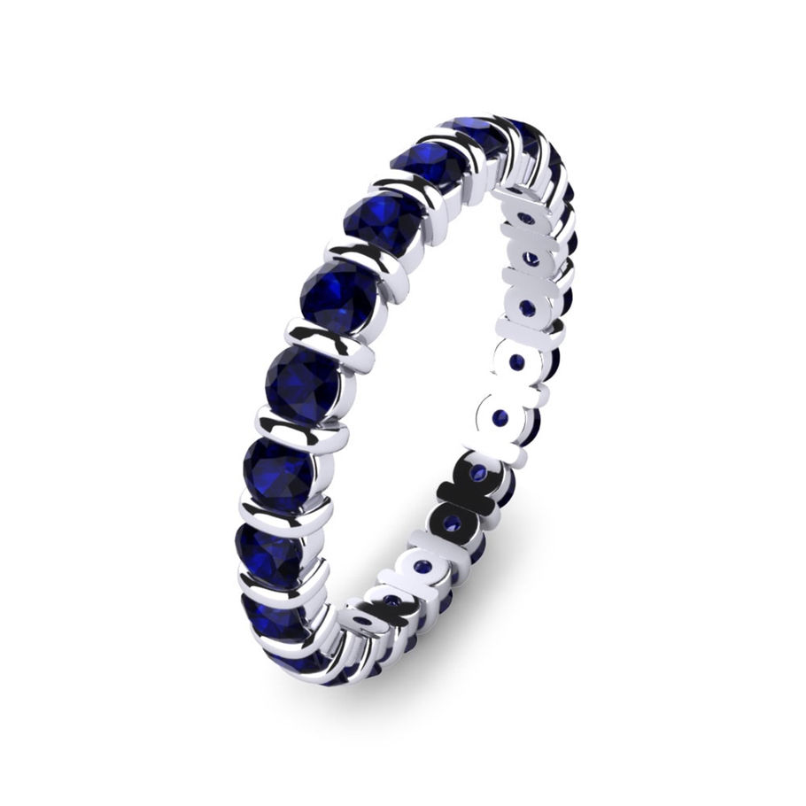 blue sapphire band