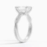 GRA Certified 2.5 CT Moissanite Emerald Cut Solitaire Engagement Ring