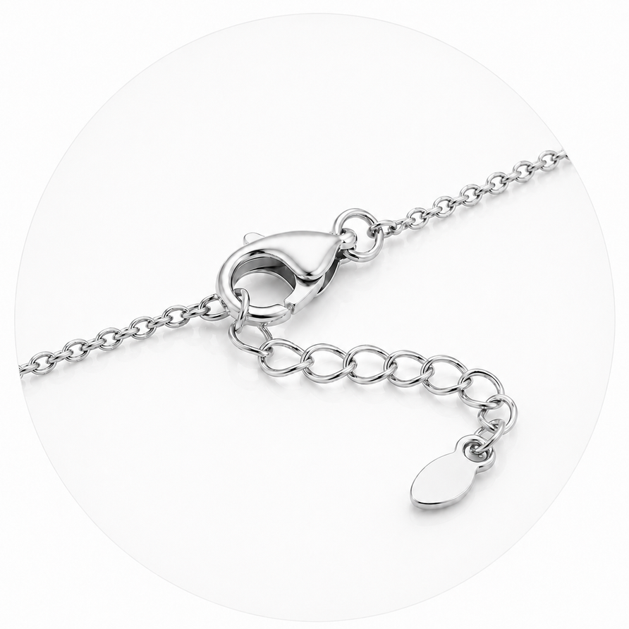 925 Sterling Silver Round Ruby Halo Pendant Necklace
