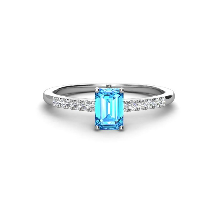 swiss blue topaz ring