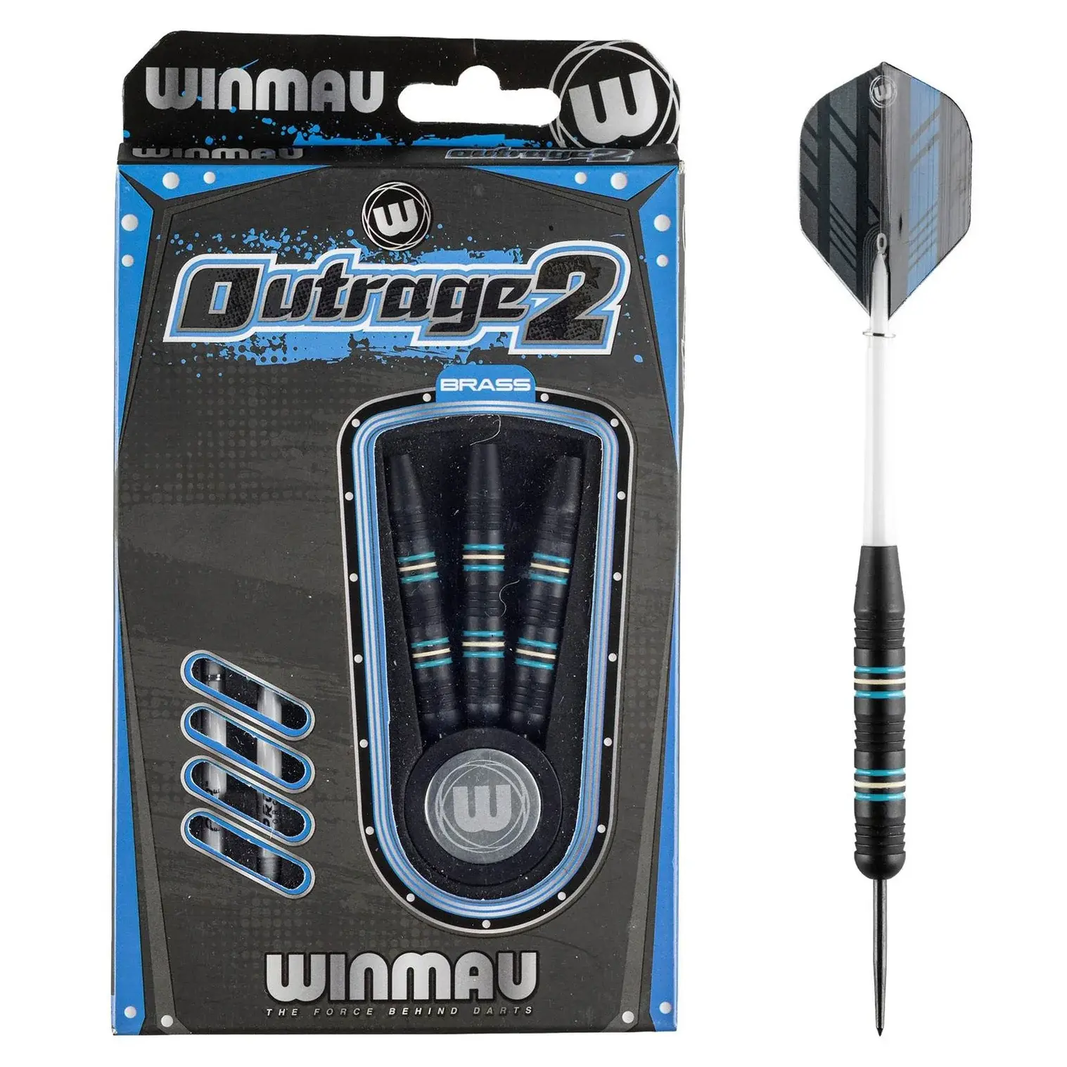 Winmau Outrage 2 Brass Darts
