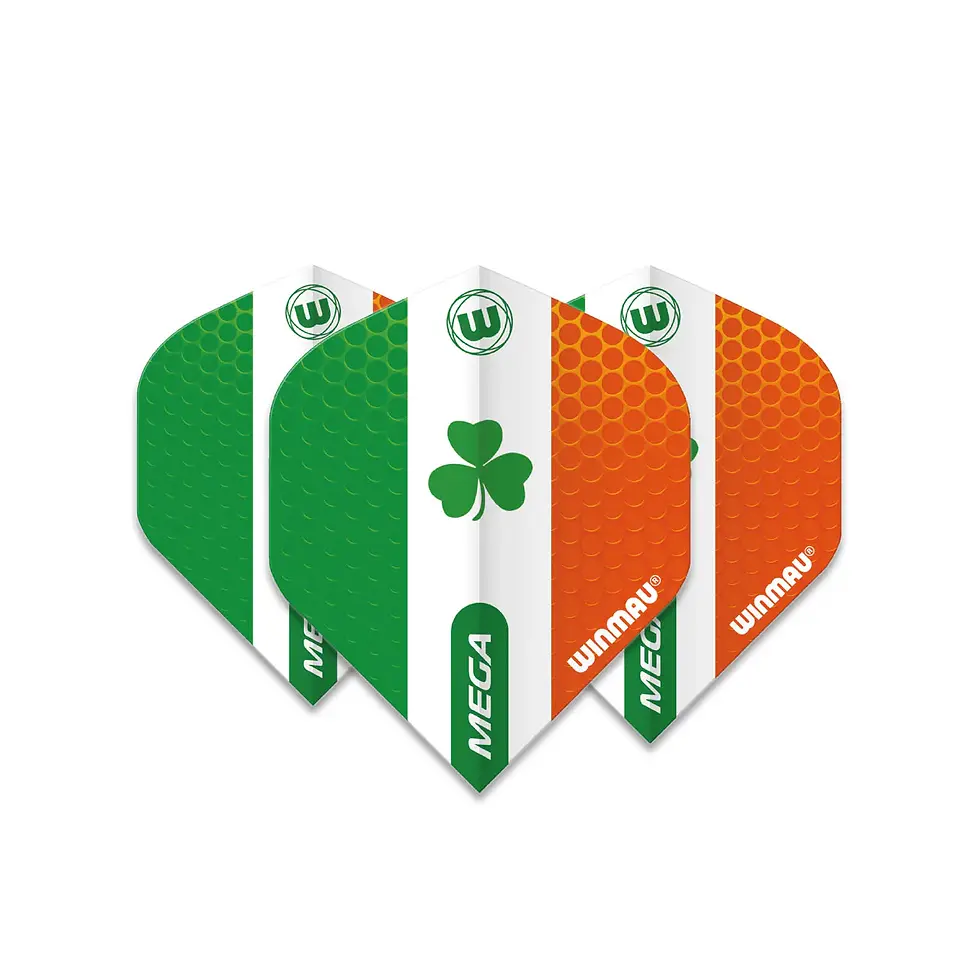 Thumbnail: Winmau Mega Standard Ireland Clover Dart Flights