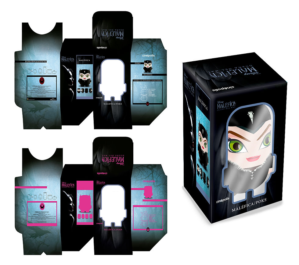 Packaging Pok Maléfica / Cinépolis