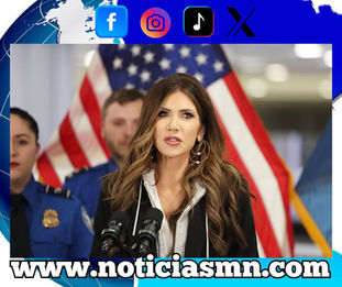 Trump analiza destituir a la secretaria Kristi Noem, según informe