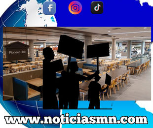 Los trabajadores de servicios de alimentación, limpieza y mantenimiento de la Universidad de Minnesota comienzan una huelga rotatoria