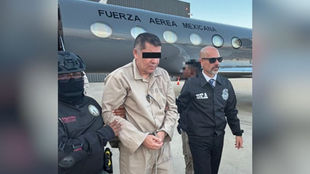 DEA revela primera foto de 'El Cuini', cuñado del "Mencho" tras extradición a EU