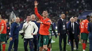 Emoción al máximo: Cristiano Ronaldo celebró la Nations League en lágrimas como en 2016