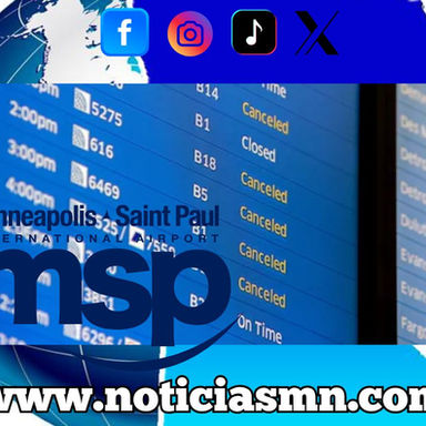 Minnesota: lista de los vuelos cancelados en el aeropuerto internacional para éste sábado.