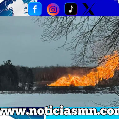 Se ha informado de una explosión masiva que involucró una tubería de gas cerca de Willow River Minnesota
