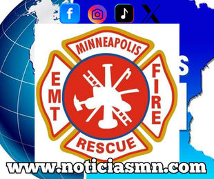 Dos bomberos de Minneapolis sufrieron quemaduras en un incendio en un edificio de apartamentos, según informaron las autoridades.