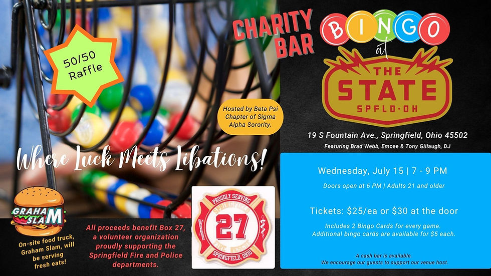 Bar Bingo: Save the Date