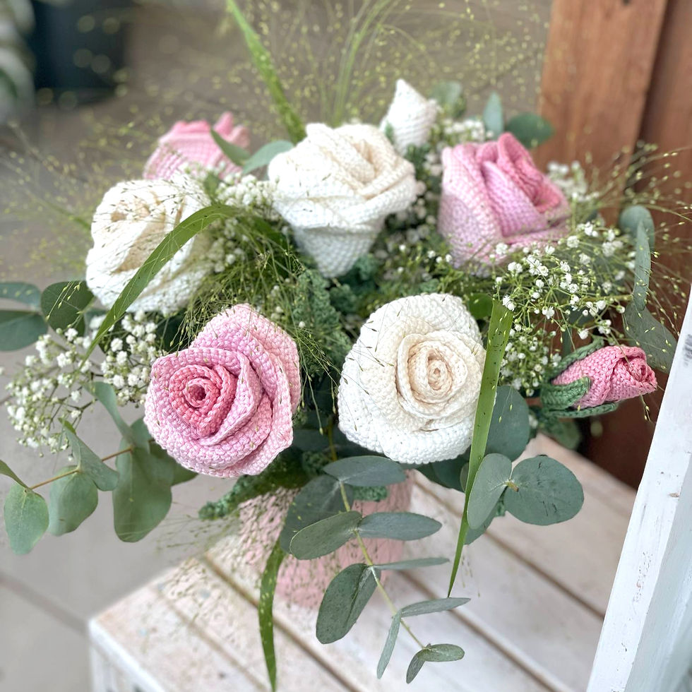 Miniature : Tutoriel " Bouquet de roses" au crochet