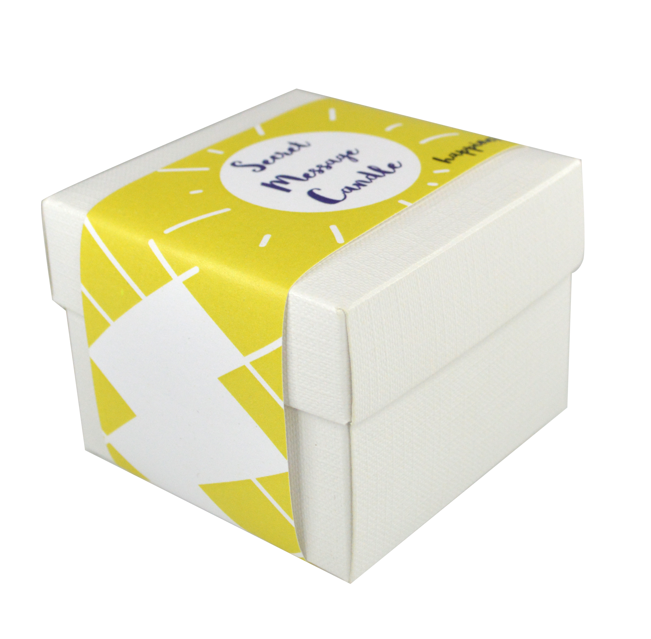 Happiness - Secret message reso candle