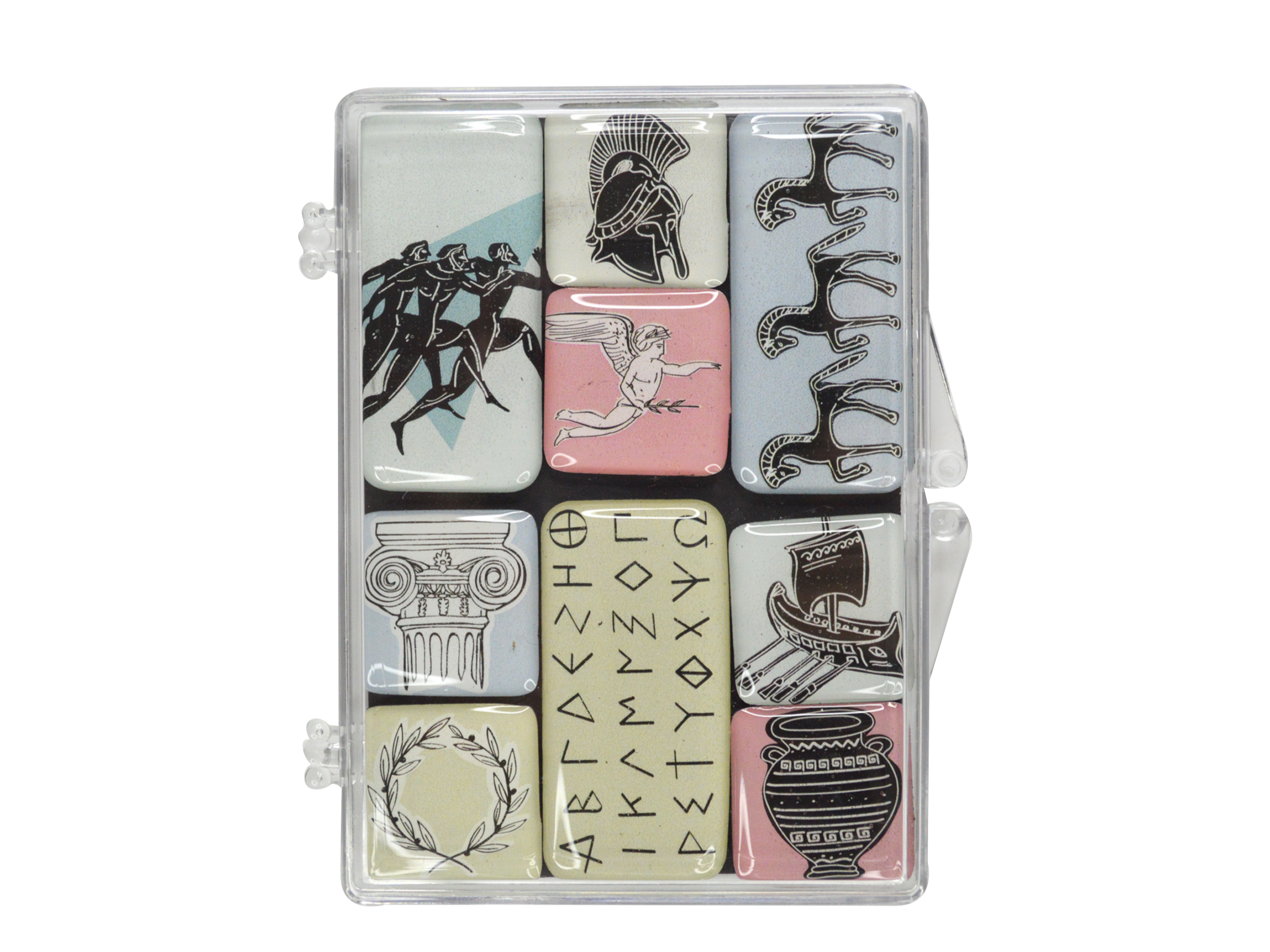 Ancient Greece- set epoxy 8 magnets