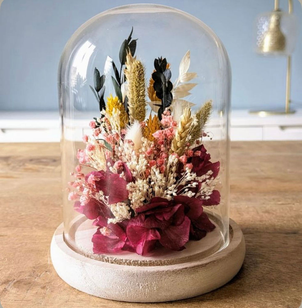 Atelier Cloche de Fleurs Séchées