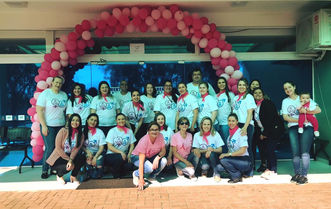 Associação Mahatma Gandhi comemora sucesso do lançamento da campanha Outubro Rosa na UPA de Carazinh