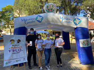 Associação Mahatma Gandhi participa do “Criança Feliz” em Alfredo Chaves-ES