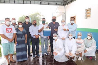 Balneário Barra do Sul: Unidade gerida pela Associação Mahatma Gandhi recebe vacina contra Covid-19