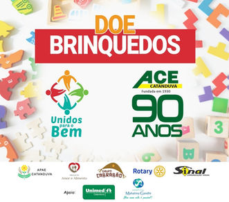 Associação Mahatma Gandhi participa de campanha de arrecadação de brinquedos em Catanduva-SP