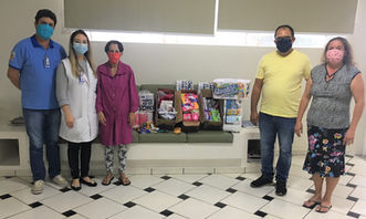 Família de paciente realiza ação solidária em prol do Hospital Mahatma Gandhi