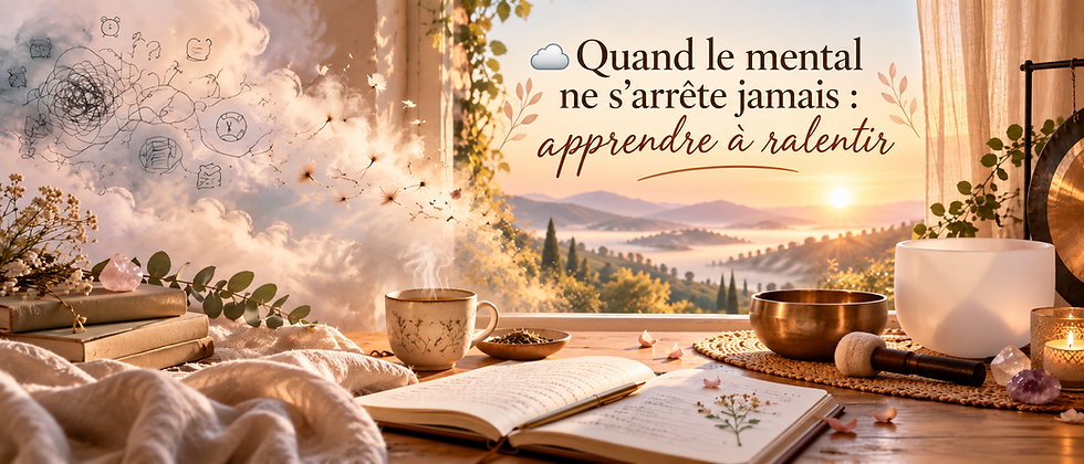 ☁️ Quand le mental ne s’arrête jamais : apprendre à ralentir