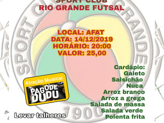 Departamento de Futsal promove 'Jantar de Apresentação'