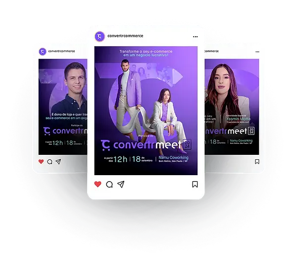 Convertr Meet, social media design, creative direction, advertising