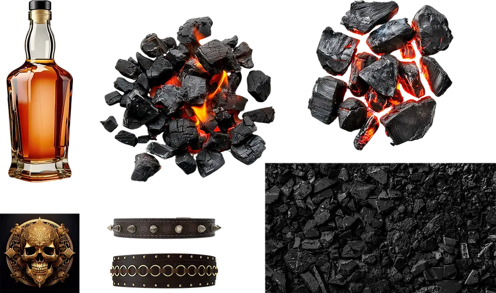 Forged in depths, matte painting, digital art, retouch, creative direction, advertising