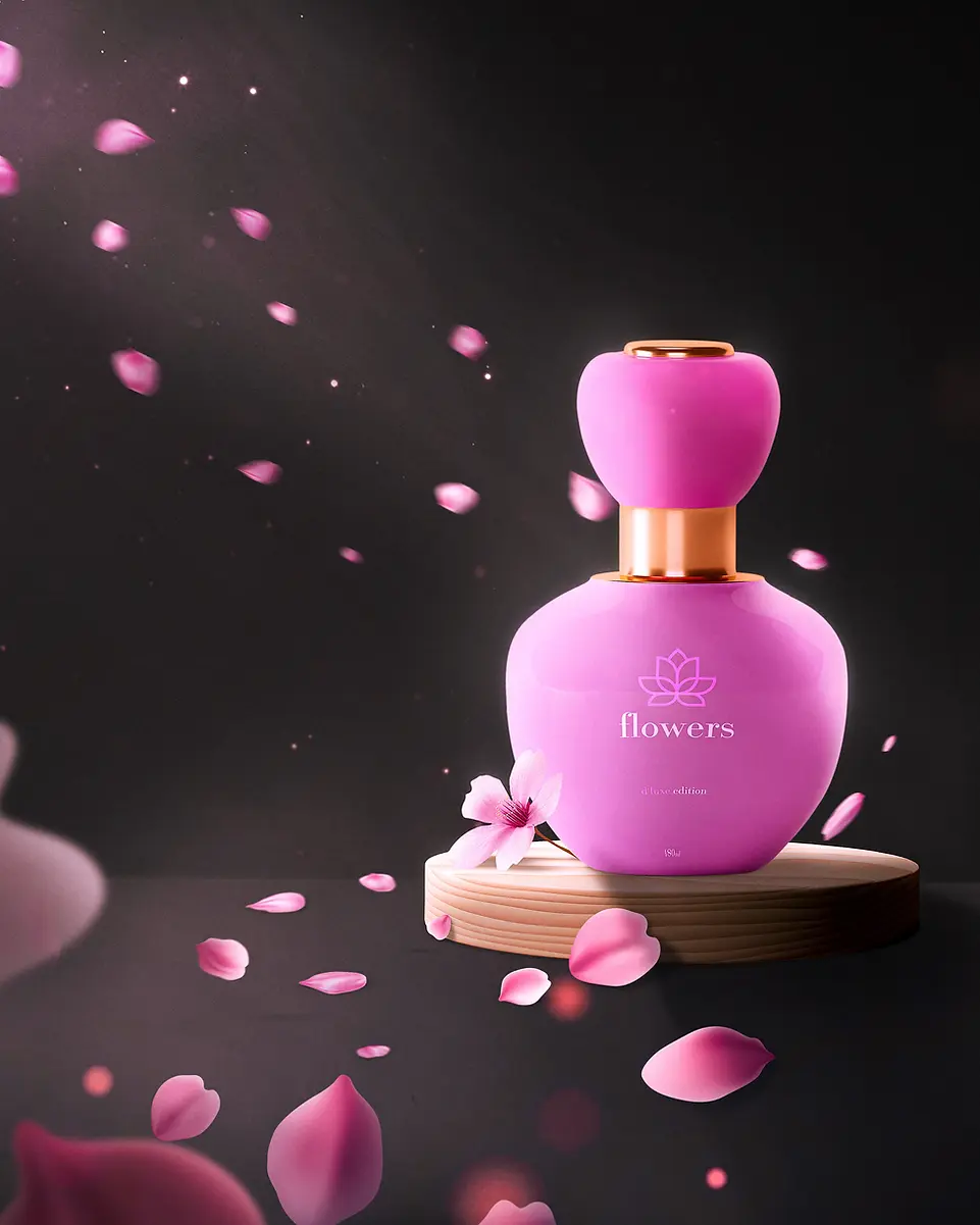 perfume, flowers, miley cyrus, matte painting, digital art, retouch, creative direction