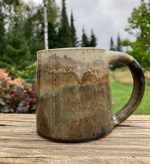 Handmade Mug. This design is called Foundation.