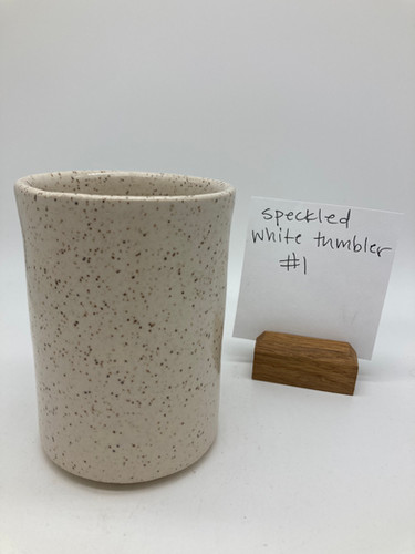 Speckled White Tumbler
