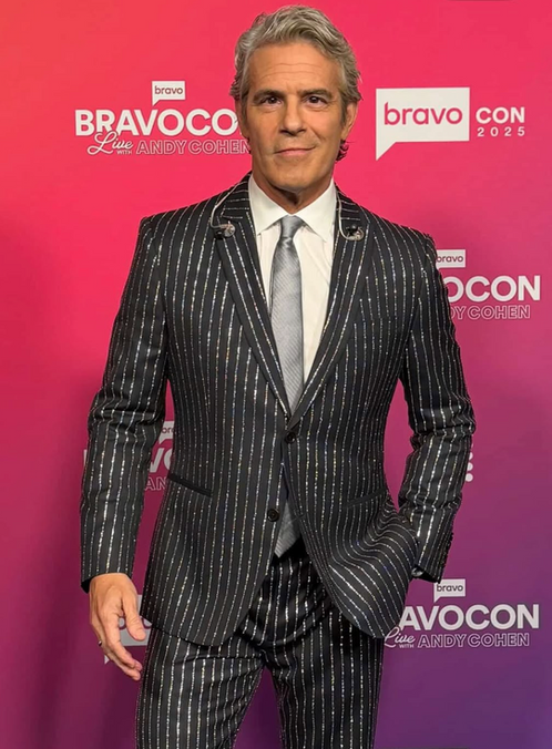 Fully Embellished Suit for Andy Cohen | BravoCon