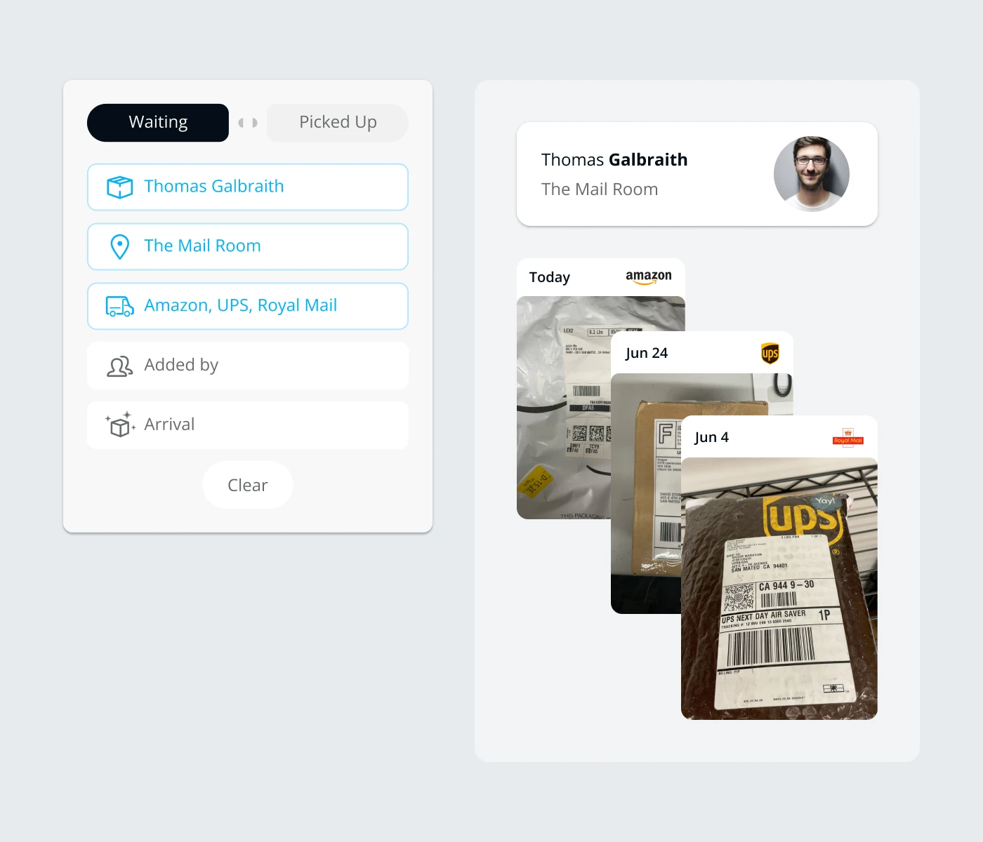 Verkada Mailroom