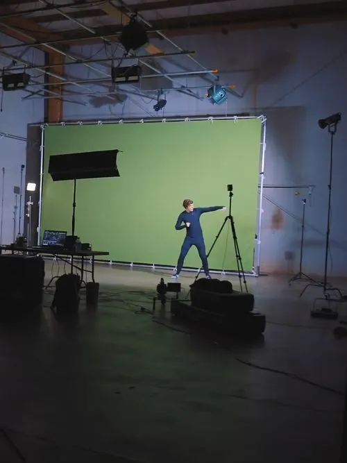 Motion Capture Suit being used in production