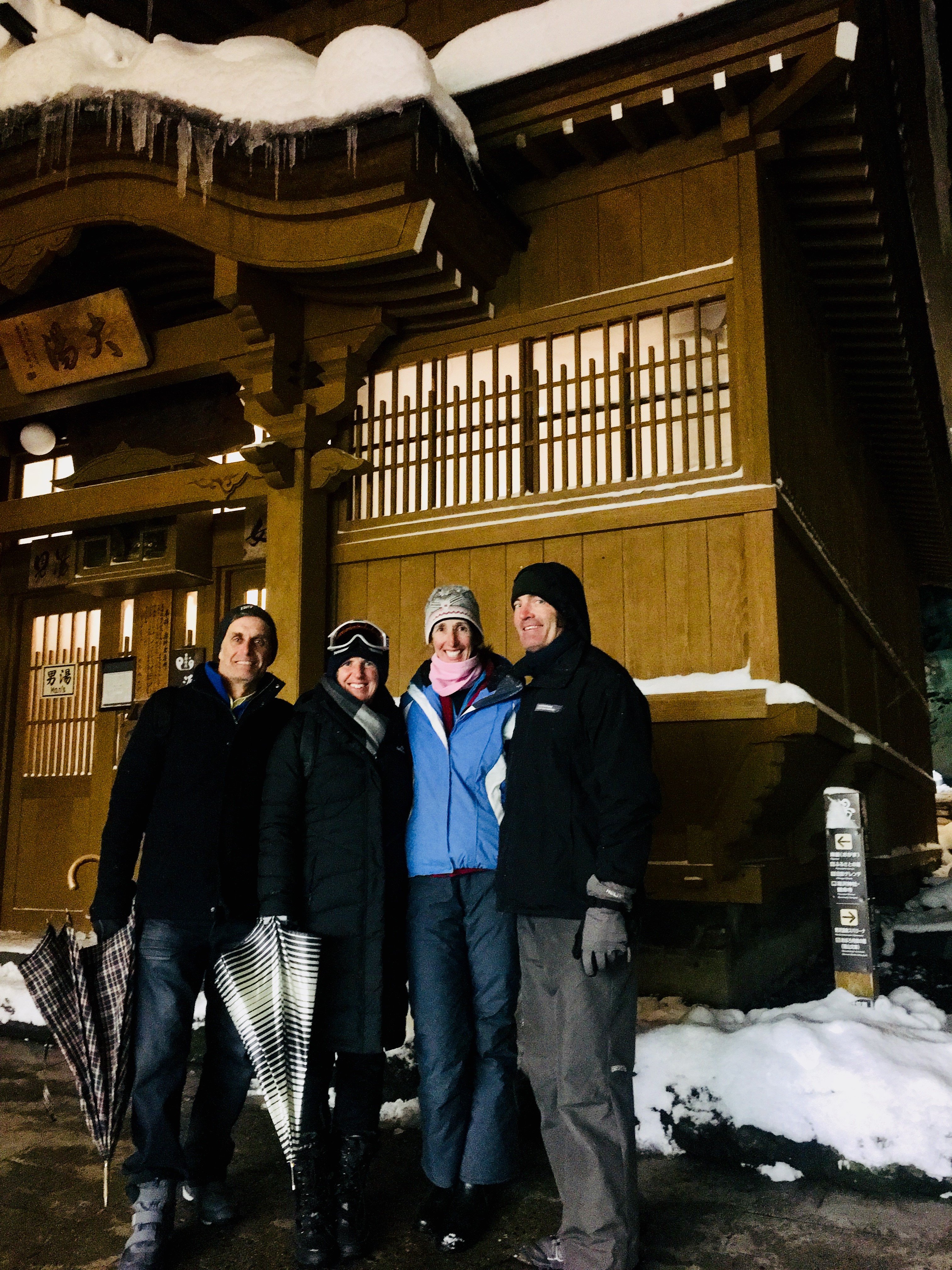 after skiing