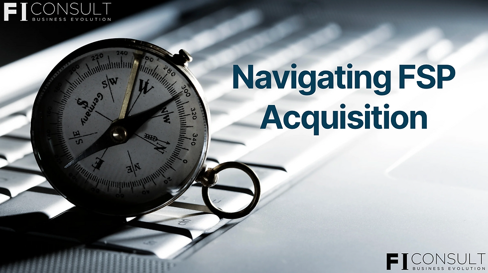 Workshop: Navigating FSP Acquisition: A Guide to Considerations & Negotiations