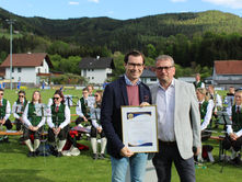 Renovated cabin building at the sports field officially opened