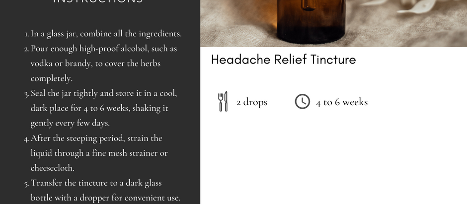 Migraine Melter: Find Relief with our Headache Tincture