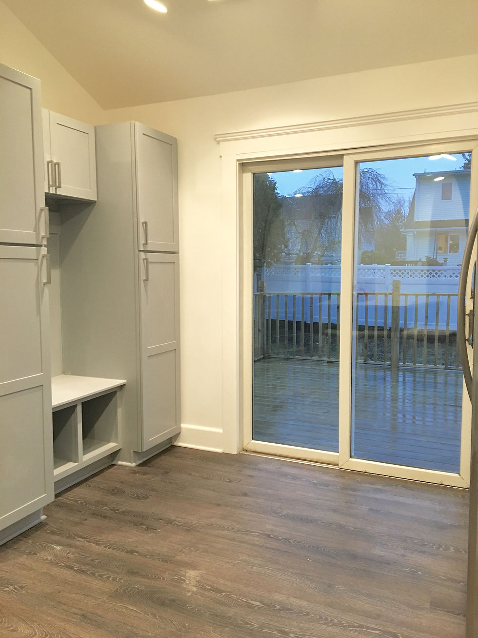 Glass Sliders to Deck