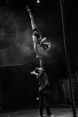 Circus show by 7 Fingers, Duel reality