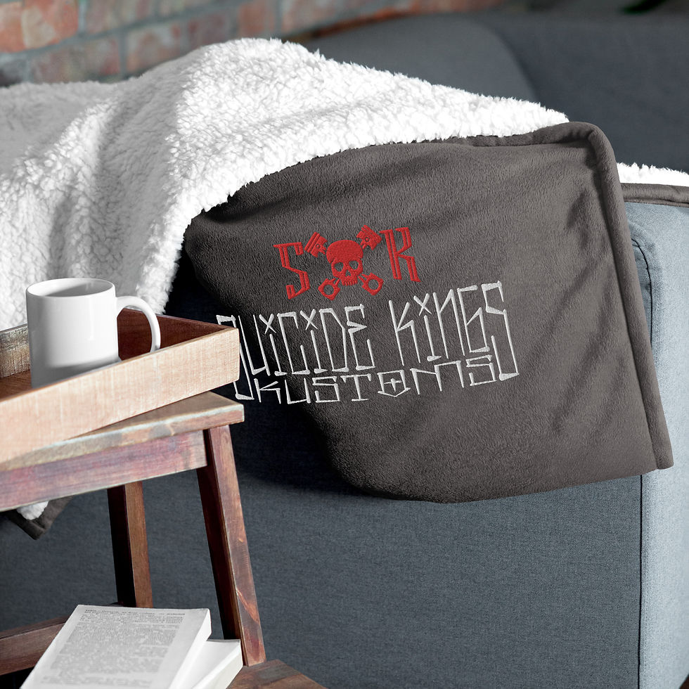 Thumbnail: Suicide Kings Eastside Premium sherpa blanket