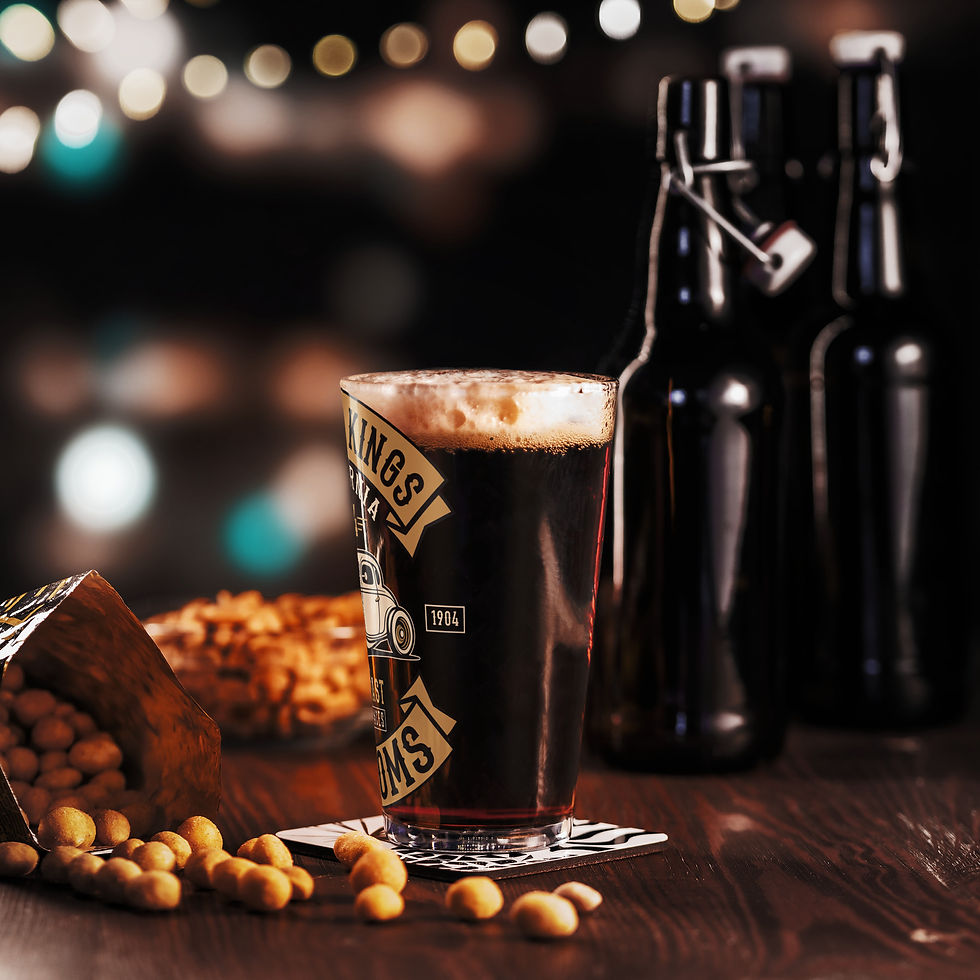 Thumbnail: SK Hot Rods pint glass