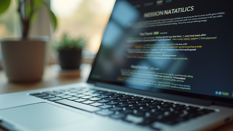 Close-up view of a laptop screen showing a freelance writing project