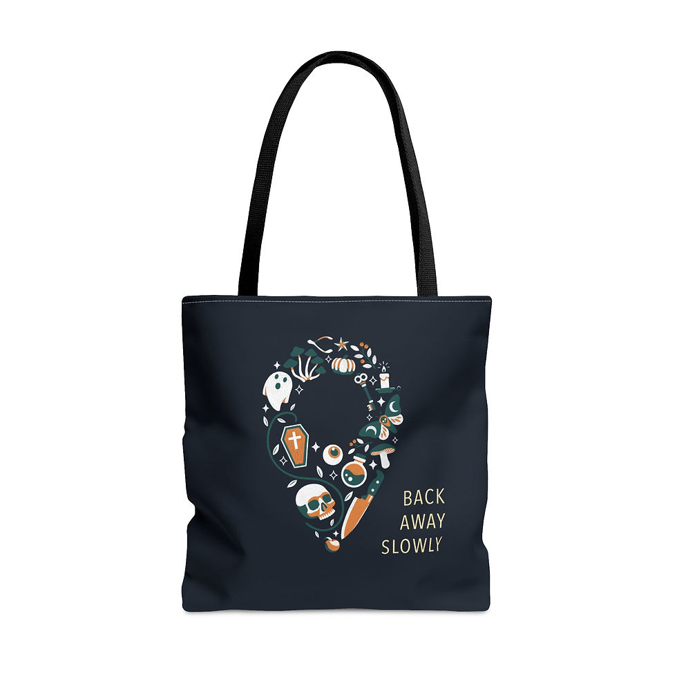 Back Away Slowly - Logo Tote Bag
