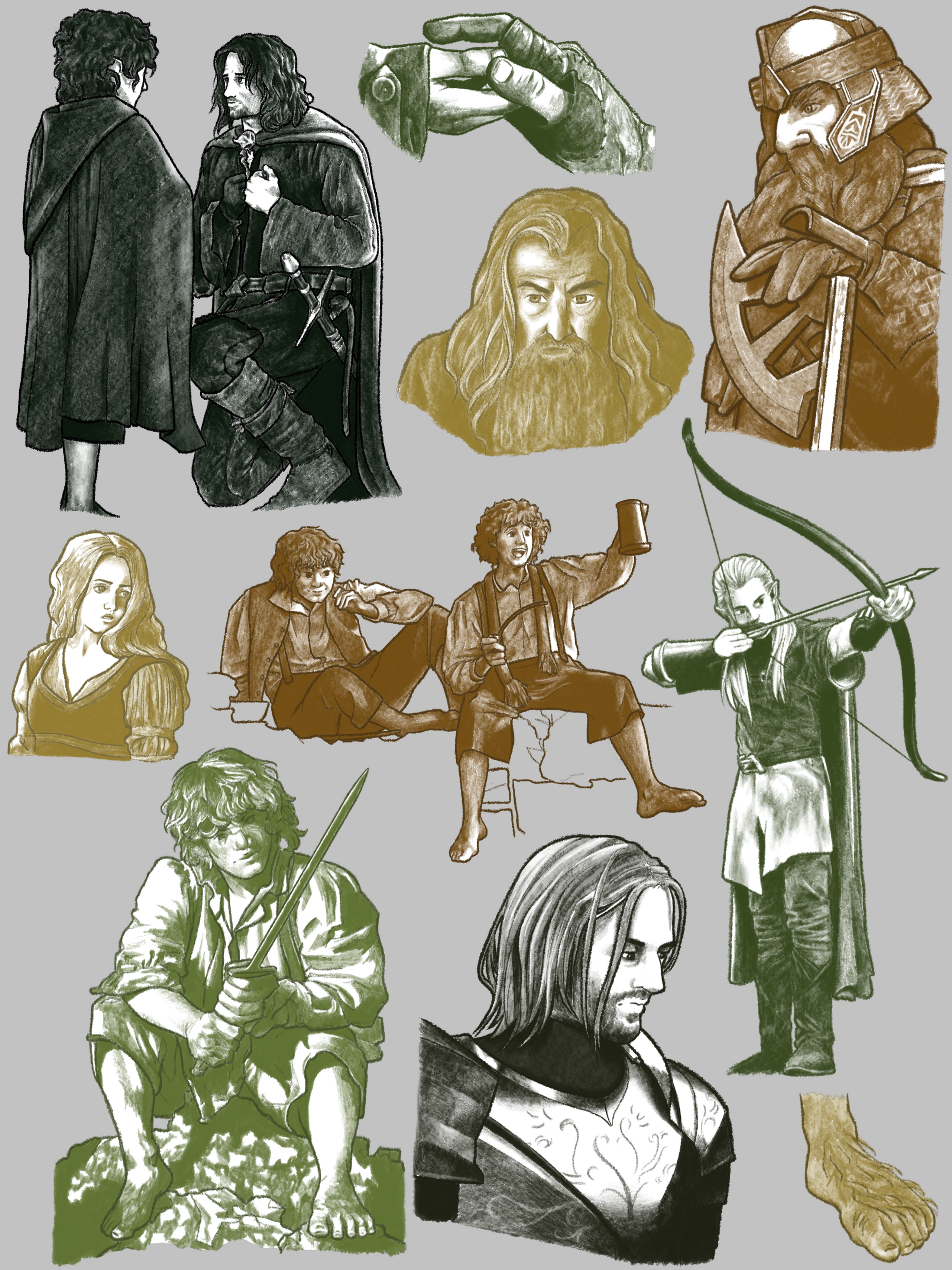 Lord of the Rings - Daily Sketches 2023